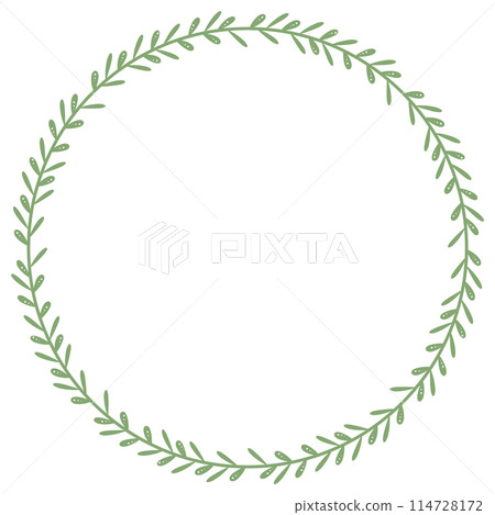 Stylish grass frame 114728172