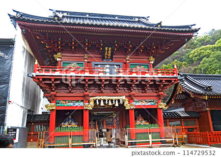 The tower gate of Shizuoka Sengen Shrine [Shizuoka City, Shizuoka Prefecture] 114729532