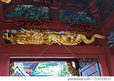 The Mizunomi Dragon on the tower gate of Shizuoka Sengen Shrine [Shizuoka City, Shizuoka Prefecture] 114729537