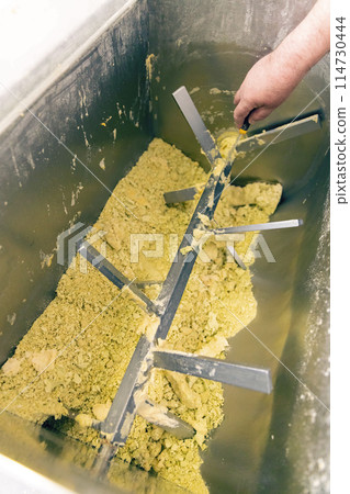 Dough mixing stage 114730444