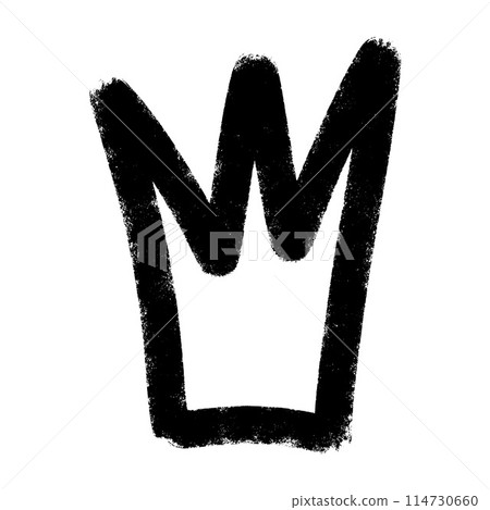 Doodle sketch style of Hand drawn crown vector illustration for concept design. 114730660