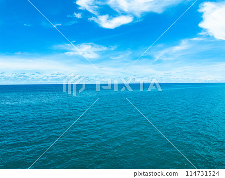 Tropical sea beach landscape background,Summer sea beach background 114731524