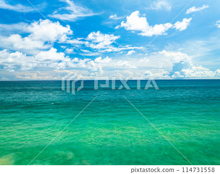Tropical sea beach landscape background,Summer sea beach background Tropical sea beach landscape background,Summer sea beach background 114731558