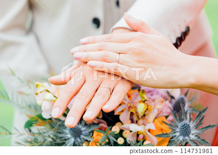 A shining ring on your ring finger A shining ring on your ring finger 114731981