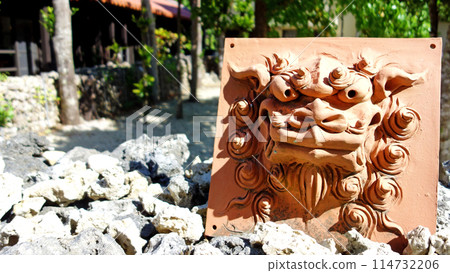 竹富島 Shisa 沖繩縣的原始風景 竹富島 Shisa 沖繩縣的原始風景 114732206