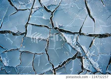 Generative ai on theme of beautiful texture transparent ice for design natural abstract background 114732257