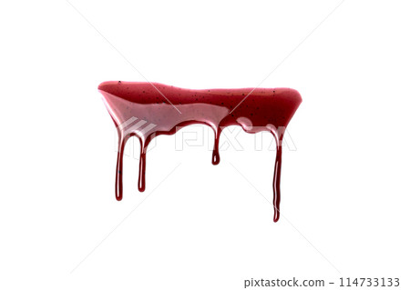 A blood spatter. A blood flowing down. Bloody pattern. Concepts of blood can be used in design. Dirty and dust inside blood. A blood spatter. A blood flowing down. Bloody pattern. Concepts of blood can be used in design. Dirty and dust inside blood. 114733133
