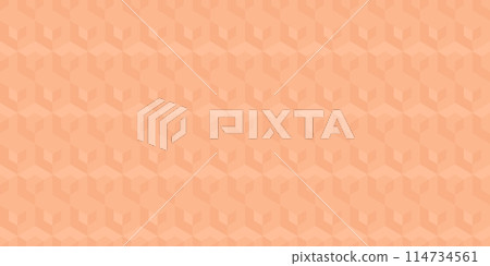 Seamless Peach Fuzz Trendy Abstract Pattern Vector Illustration Background Art 114734561