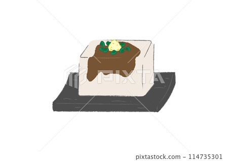 居酒屋菜單冷豆腐 居酒屋菜單冷豆腐 114735301