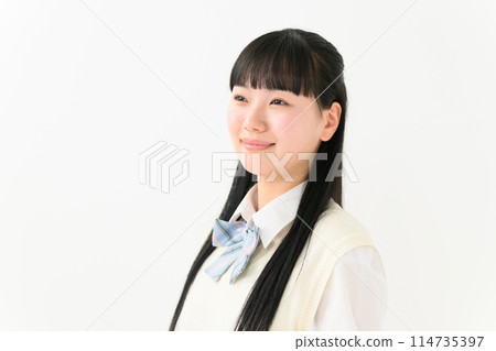 School girl high school student 114735397