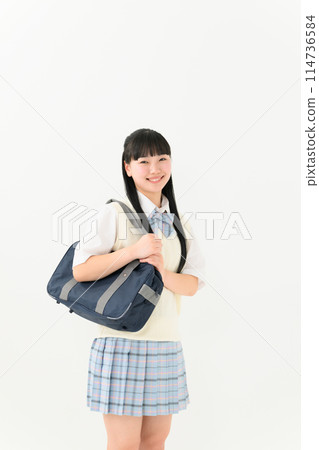School girls high school portrait 114736584