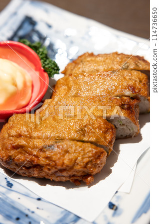 美味的炸竹莢魚 114736650