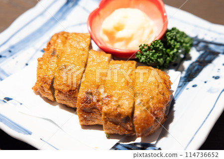 美味的炸竹莢魚 114736652