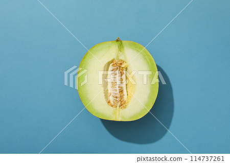Juicy and tasty summer time fruit concept - melon 114737261