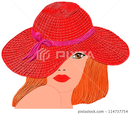 Lady hat 114737754