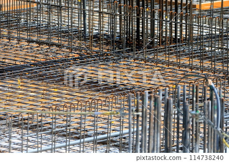 Construction work - Slab reinforcement status image 114738240