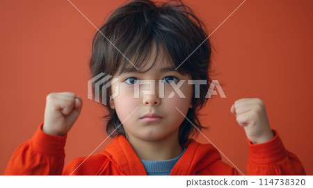 An angry boy 114738320