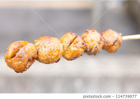 美味的烤雞肉串 114739077