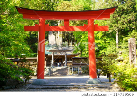 入川上神社大鳥居(奈良縣吉野郡下市町) 入川上神社大鳥居(奈良縣吉野郡下市町) 114739509