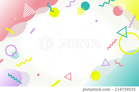 memphis geometric background 114739535