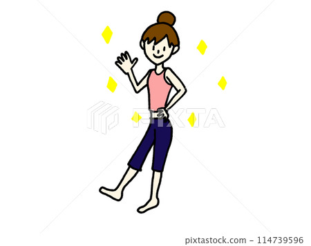 A thin lady A thin lady 114739596