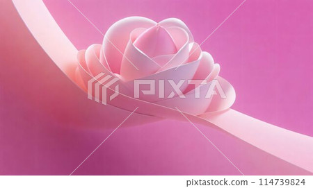 Abstract art on a pink theme 114739824