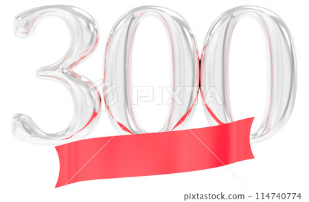 Happy Anniversary Number 3D Render Happy Anniversary Number 3D Render 114740774