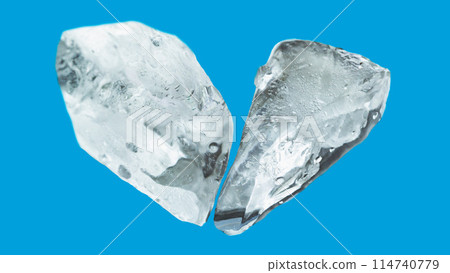 Ice cracking and cutting 114740779