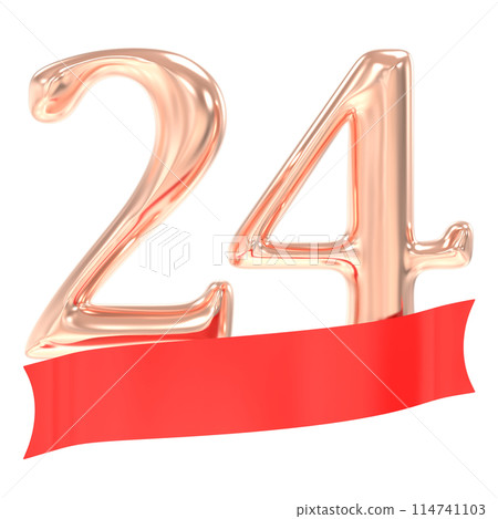 Happy Anniversary Number 3D Render 114741103