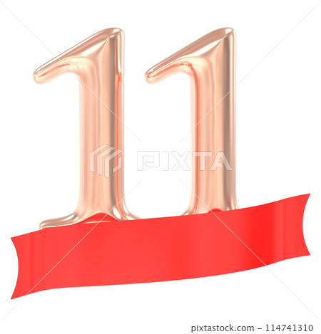 Number Anniversary And Number Followers 3D Render Number Anniversary And Number Followers 3D Render 114741310