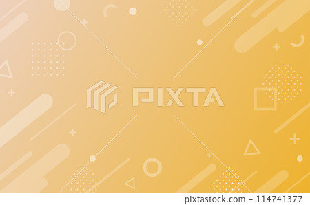 Memphis geometric background yellow Memphis geometric background yellow 114741377