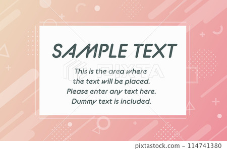 Memphis geometric background pink Memphis geometric background pink 114741380