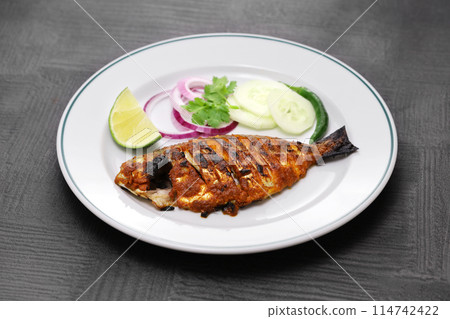 Tandoori Fish 114742422