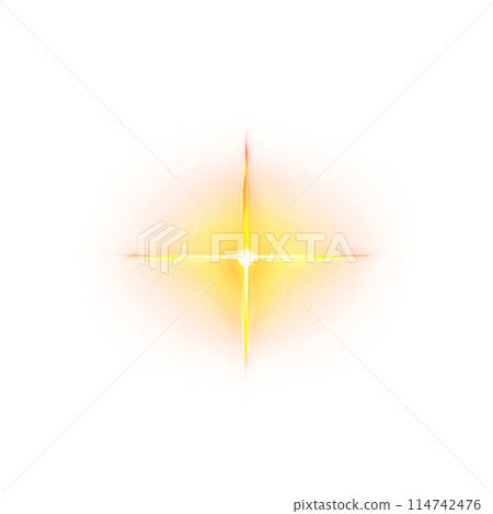 光、閃光、閃閃發光的顆粒、金色 114742476