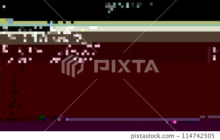 Digital Binary Code on Dark Red Background. Data Breach 114742505