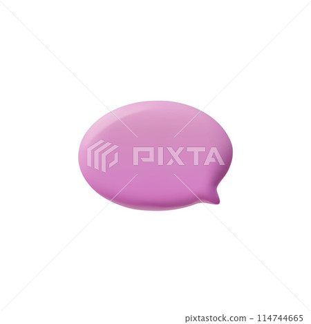 3D glossy pink empty speech bubble, vector render oval text bubble, volume dialogue form, social media chat message icon 3D glossy pink empty speech bubble, vector render oval text bubble, volume dialogue form, social media chat message icon 114744665