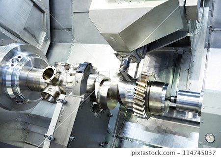 Workpiece in CNC Lathe and Milling Machine 114745037