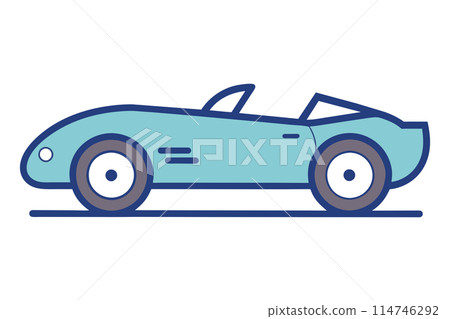 Roadster Cartoon Car Icon Blue and Black Outlined, Sports Car, Supercar , Clip Art, Vector, Transparent Background, Png Roadster Cartoon Car Icon Blue and Black Outlined, Sports Car, Supercar , Clip Art, Vector, Transparent Background, Png 114746292