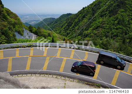 鮮綠鈴鹿天際線【髮夾曲線】 114746410