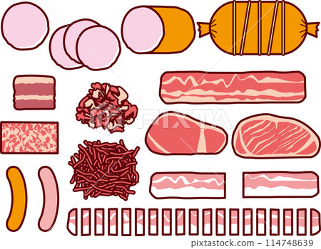 Pork, beef Pork, beef 114748639