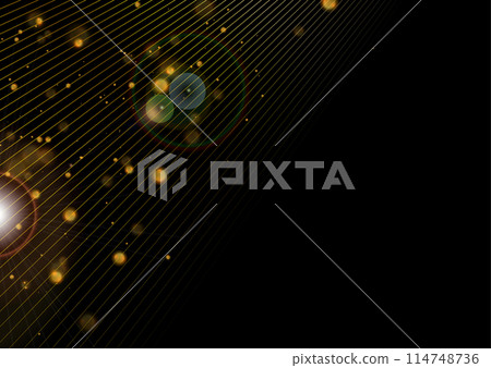 Abstract luxury golden background with lines and bokeh lights 114748736