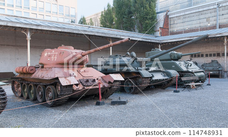 Tanks at the Royal Belgian Museum of Military History Tanks at the Royal Belgian Museum of Military History 114748931