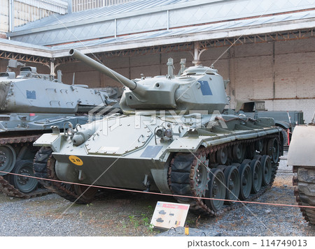 Belgian M24 Chaffee light tank 114749013