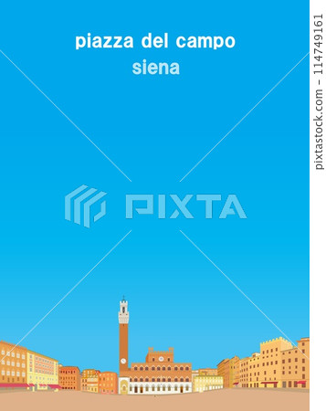 坎波廣場，錫耶納，曼吉亞塔，市政廳，義大利 114749161
