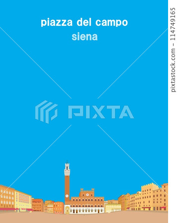 坎波廣場，錫耶納，曼吉亞塔，市政廳，義大利 114749165