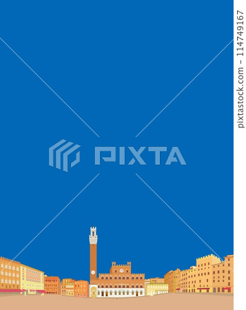 坎波廣場，錫耶納，曼吉亞塔，市政廳，義大利 114749167