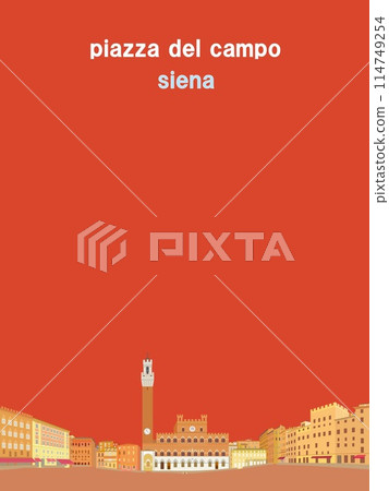 坎波廣場，錫耶納，曼吉亞塔，市政廳，義大利 114749254