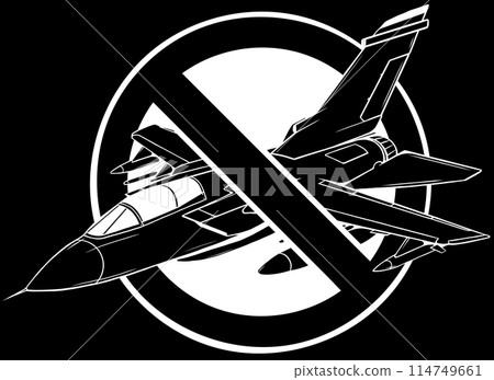 outline of jet fighter vector illustration design outline of jet fighter vector illustration design 114749661