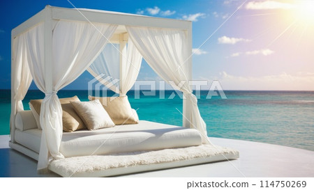 Luxury Beach Cabana 114750269
