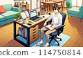 A day working from home 114750814